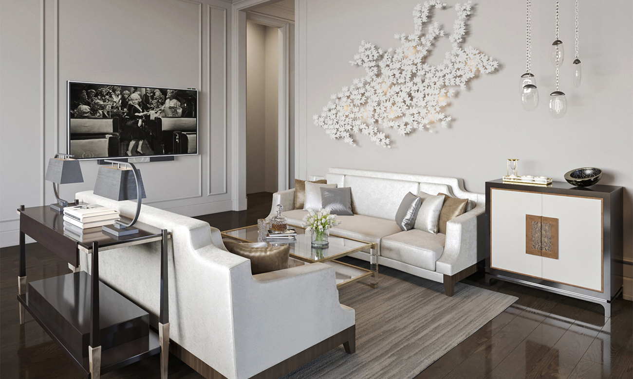 Пентхаус с террасами в комплексе элитных особняков «Полянка 44», Б. Полянка, 44, Корпус Камелия, 299 кв. м