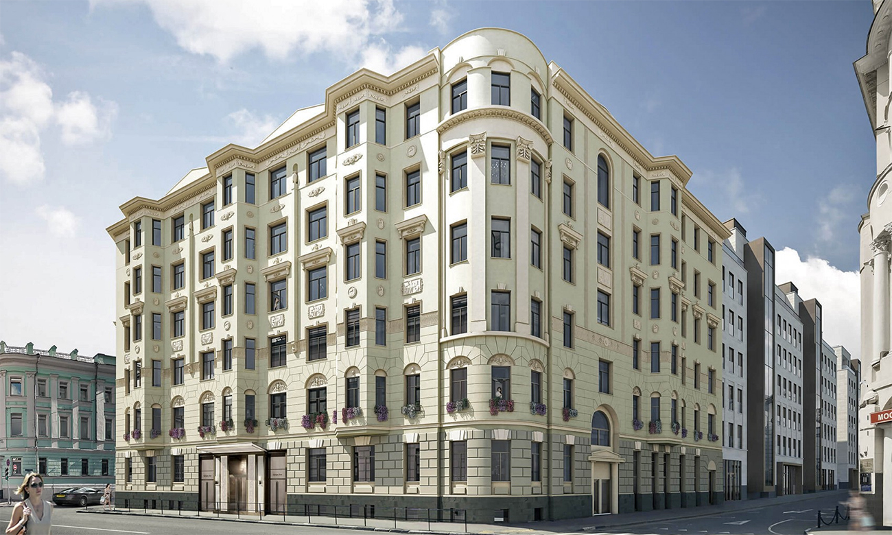 Пентхаус с террасами в комплексе элитных особняков «Полянка 44», Б. Полянка, 44, Корпус Камелия, 299 кв. м