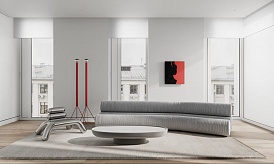 Двухуровневый пентхаус с террасой в ЖК «Lumin», Славянская площадь 2/5/4С5, 188.7 кв.м