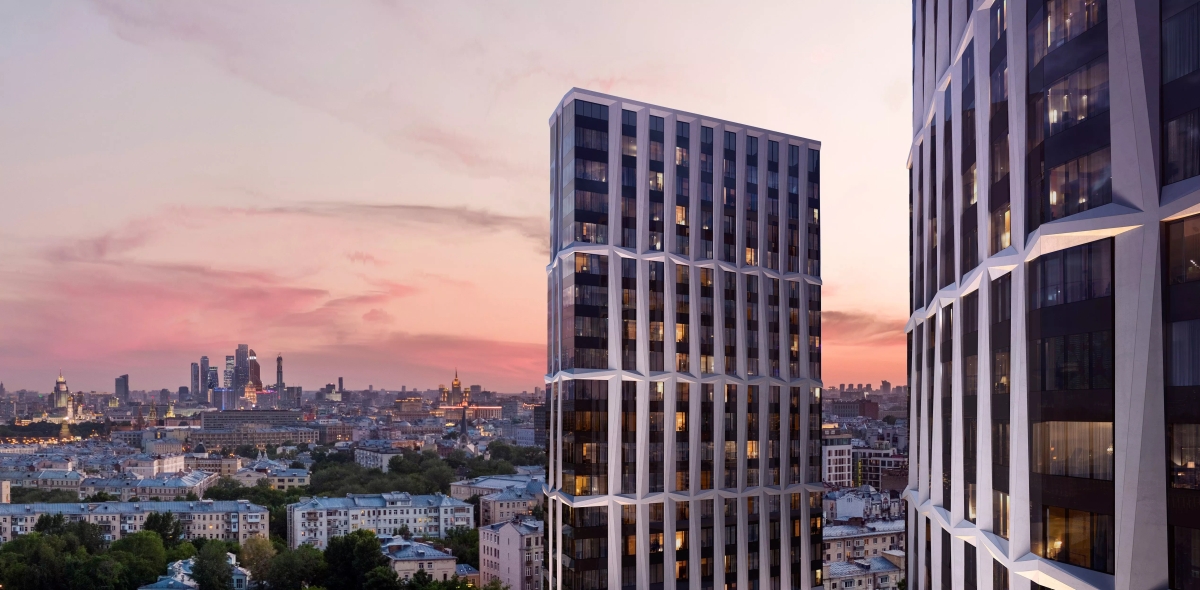 Пентхаус 3Б, Элитный дом «Chkalov», Земляной Вал ул., вл. 37, 67,7 кв.м