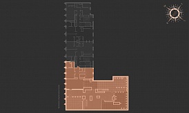 Двухуровневый пентхаус с террасой в ЖК «Большая Дмитровка IX, ул. Б. Дмитровка, 9, 159.93 кв.м.