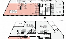 Двухуровневый пентхаус 274,4 кв. м, Серебряническая наб., вл. 7-11, ЖК «Titul» (Титул), Корпус Louidor