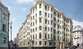 Пентхаус с террасами в комплексе элитных особняков «Полянка 44», Б. Полянка, 44, Корпус Камелия, 299 кв. м