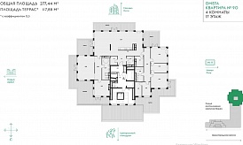 Двухуровневый пентхаус в ЖК «Eleven» («Элэвен»), ул. 2-я Звенигородская, 1, 277.4 кв. м