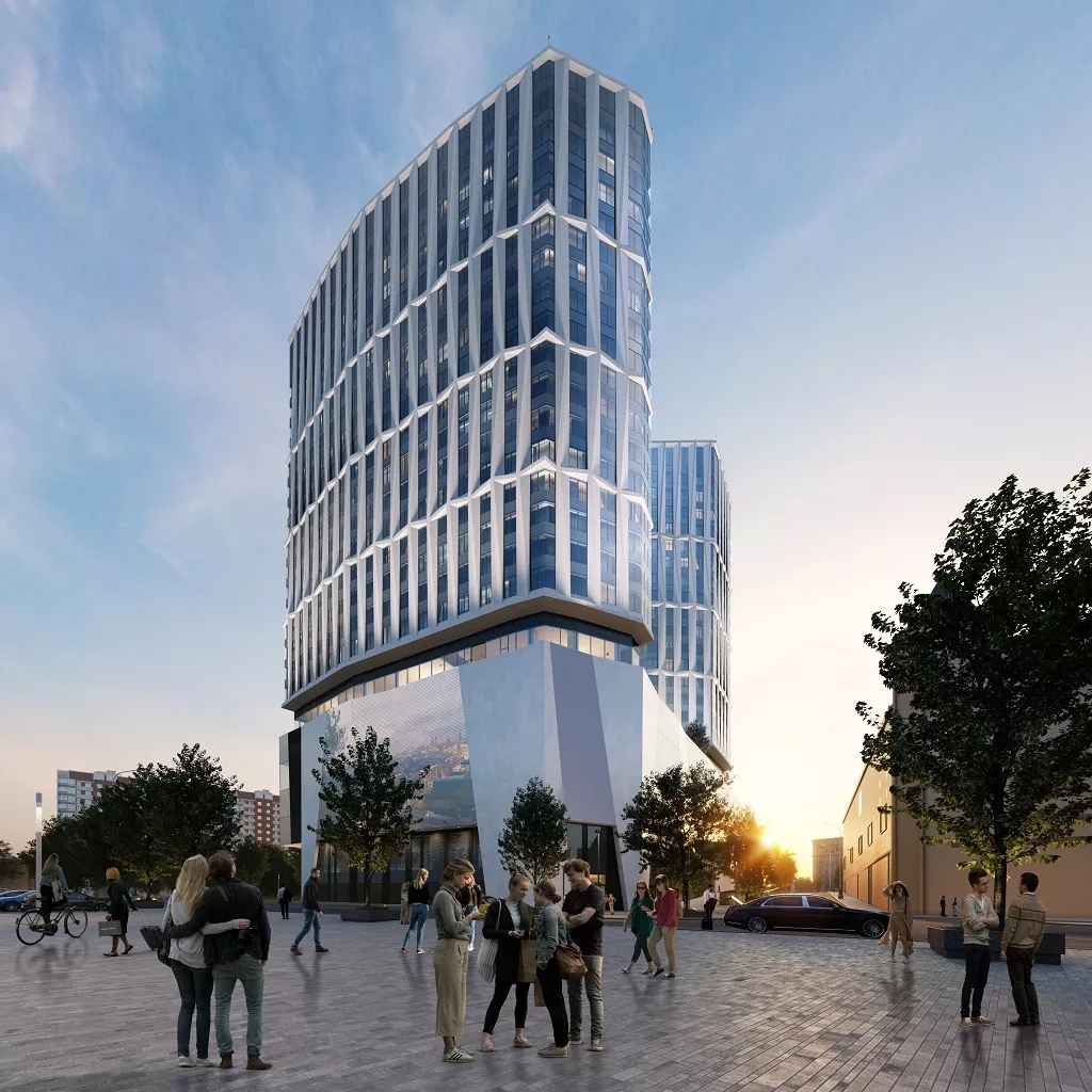 Пентхаус 7Б, Элитный дом «Chkalov», Земляной Вал ул., вл. 37, 116,1 кв.м