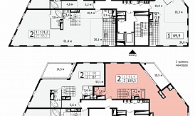 Двухуровневый пентхаус 177.2 кв. м, Серебряническая наб., вл. 7-11, ЖК «Titul» (Титул), Корпус Florin