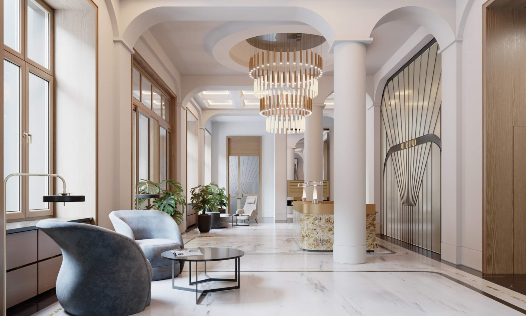 Пентхаус двухуровневый с террасой, Клубный дом «Чистые пруды», Потаповский пер., 5, стр. 4, 237 кв.м