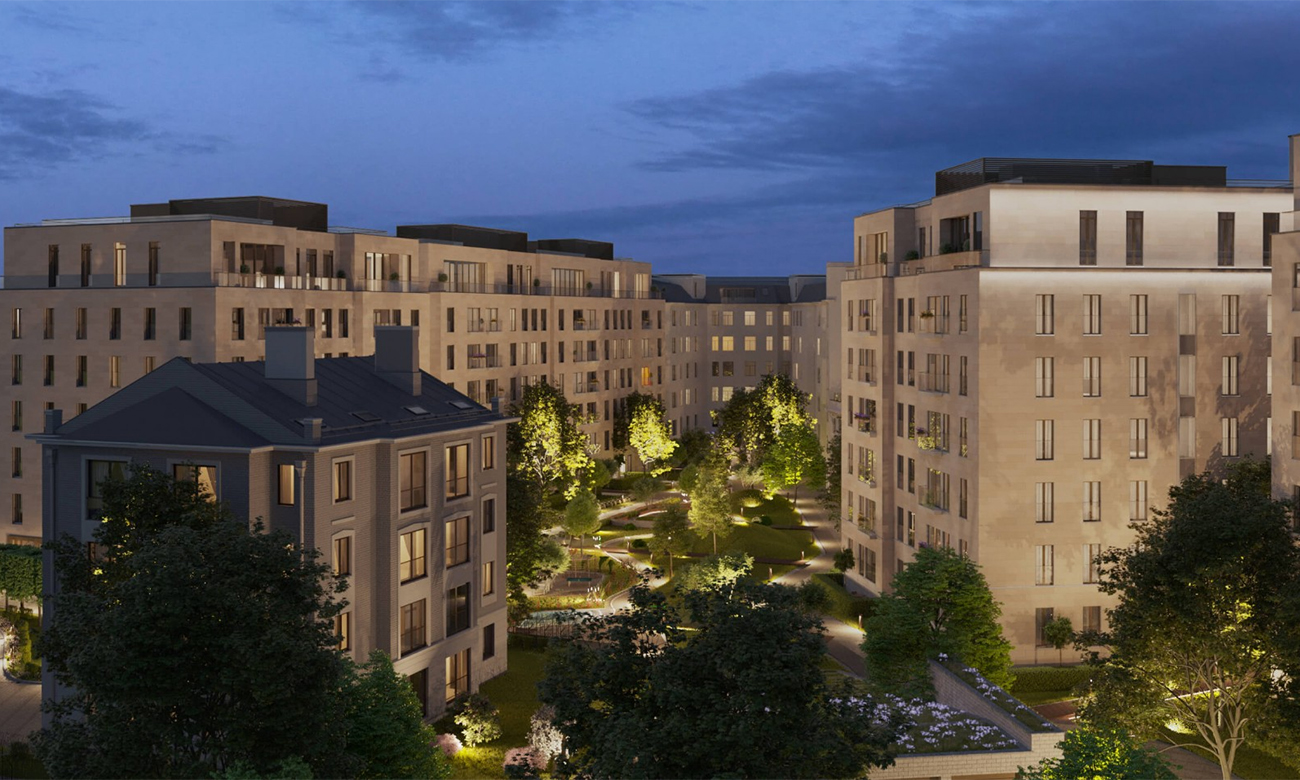 Пентхаус с террасами в комплексе элитных особняков «Полянка 44», Б. Полянка, 44, Корпус Камелия, 261,8 кв. м