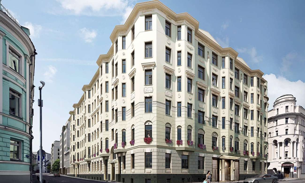 Пентхаус с террасами в комплексе элитных особняков «Полянка 44», Б. Полянка, 44, Корпус Камелия, 261,8 кв. м