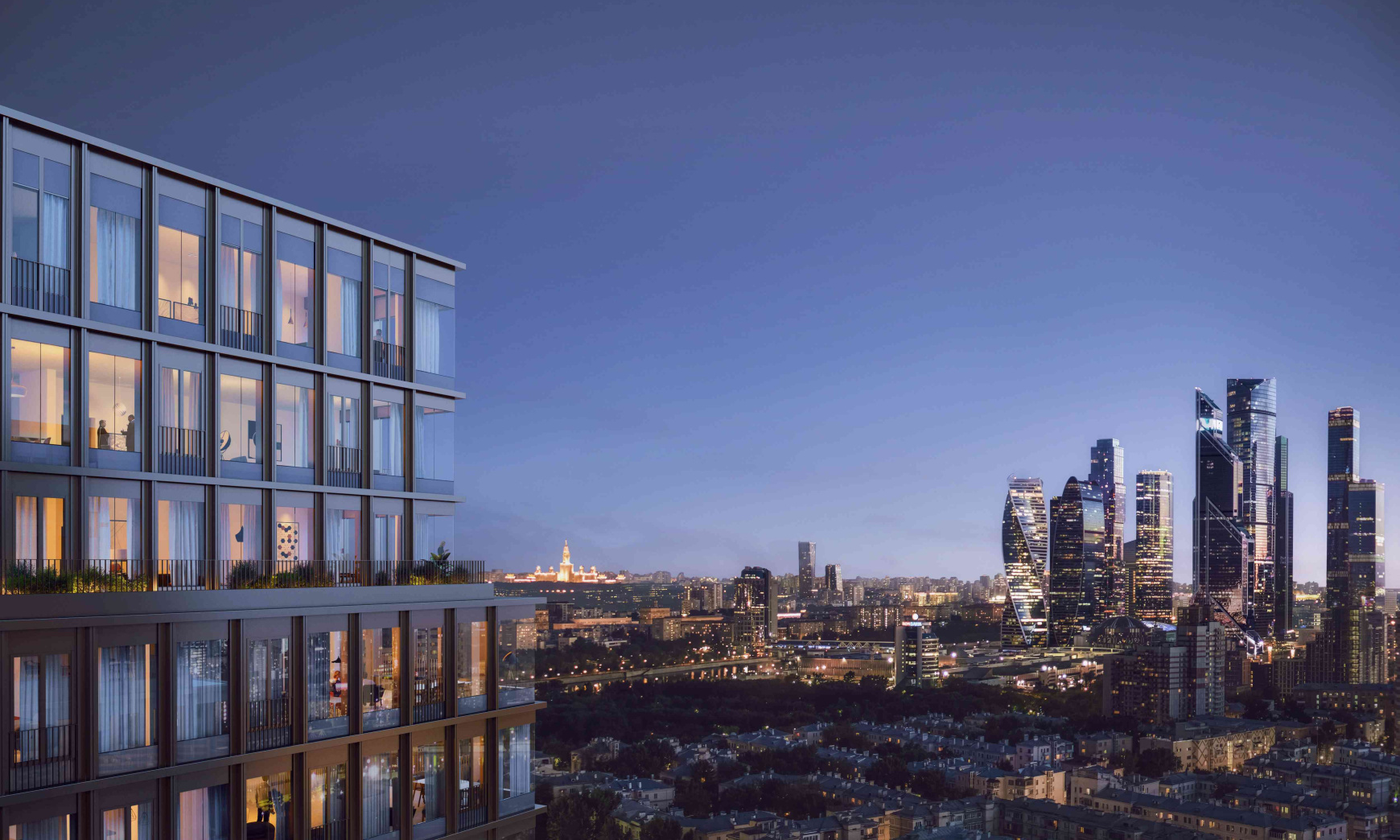 Пентхаус, Лот №201161, Жилой квартал «Lucky» (Лаки), Москва, ЦАО, Пресненский, м. Улица 1905 года, 2-я Звенигородская