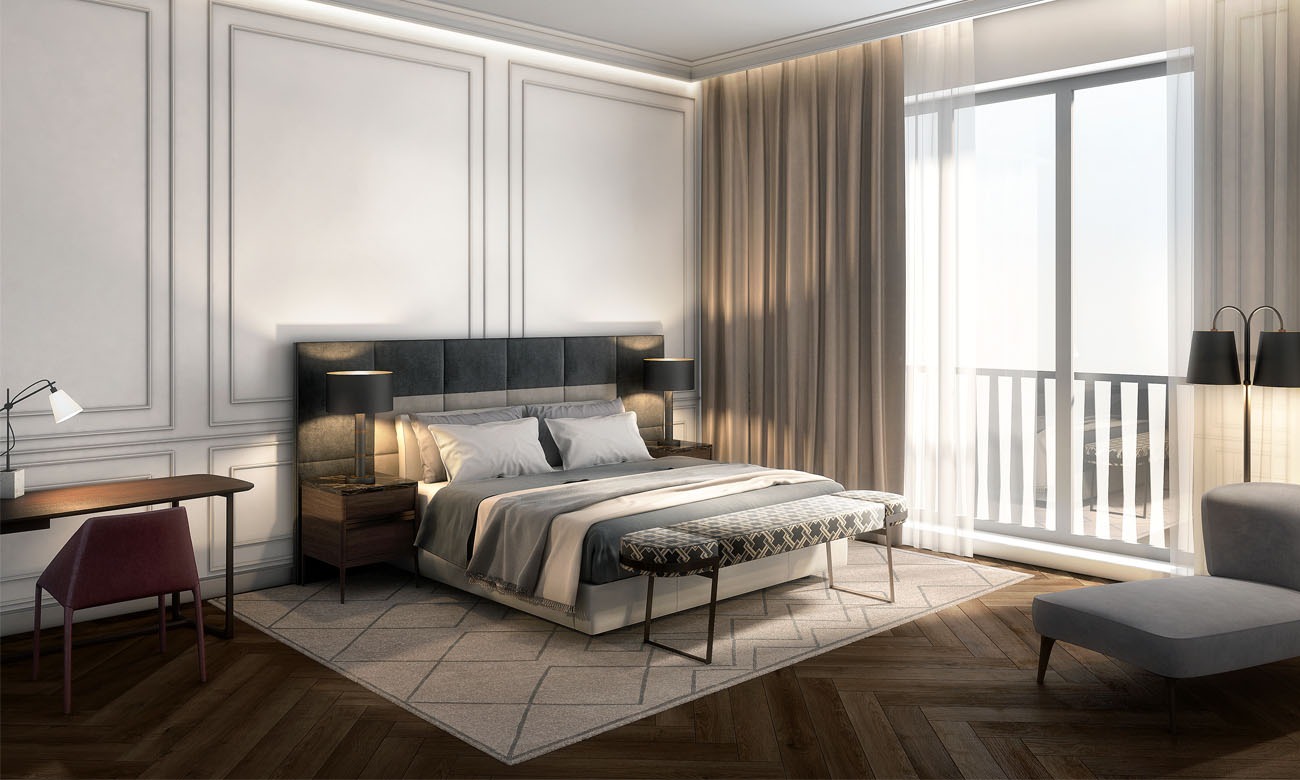 Пентхаус с террасой в ЖК «Vesper Tverskaya», ул. 1-я Тверская-Ямская, д.2 стр.1, 1051 кв.м.