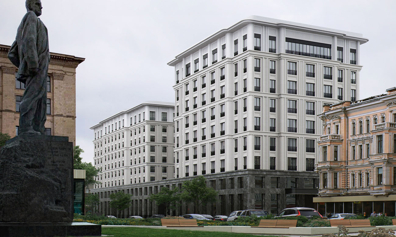 Пентхаус с террасой в ЖК «Vesper Tverskaya», ул. 1-я Тверская-Ямская, д.2 стр.1, 1051 кв.м.