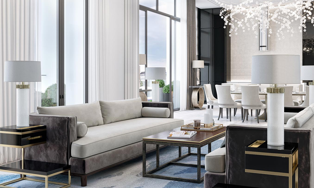 Пентхаус с террасами в комплексе элитных особняков «Полянка 44», Б. Полянка, 44, Корпус Камелия, 261,8 кв. м