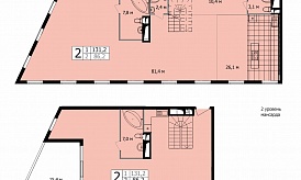 Двухуровневый пентхаус 274,4 кв. м, Серебряническая наб., вл. 7-11, ЖК «Titul» (Титул), Корпус Louidor