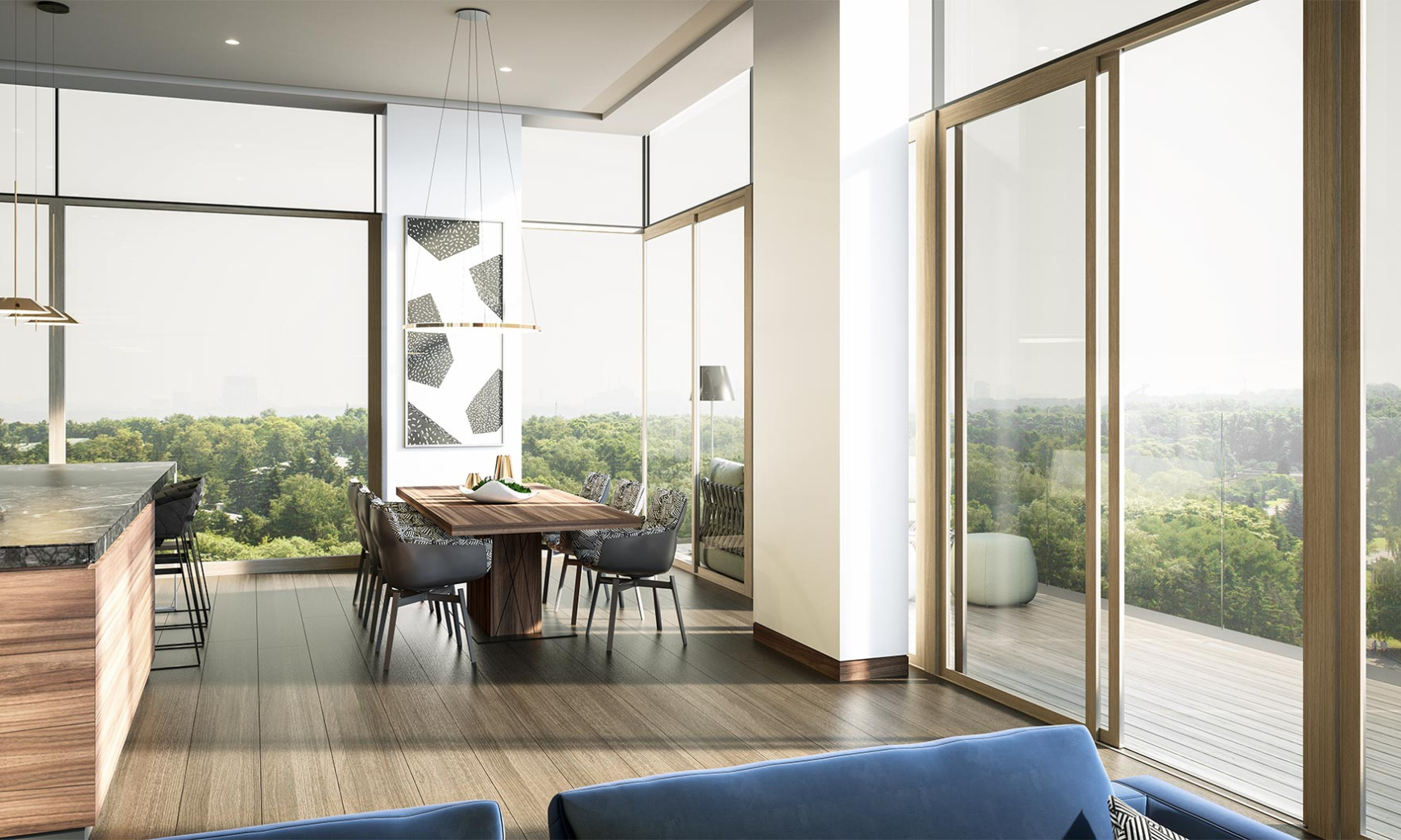 Пентхаус с терассой в ЖК «Вишнёвый сад», Мосфильмовская ул., д. 1, Корпус C, 233 кв. м