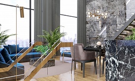 Пентхаус двухуровневый с террасой, ЖК «KAZAKOV Grand Loft», Казакова ул., д. 7, 164,7 кв.м