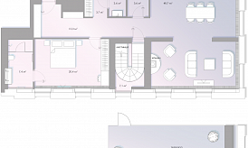 Двухуровневый пентхаус с террасой в ЖК «Lumin», Славянская площадь 2/5/4С5, 188.7 кв.м