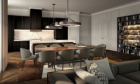 Пентхаус с террасой в ЖК «Vesper Tverskaya», ул. 1-я Тверская-Ямская, д.2 стр.1, 1051 кв.м.