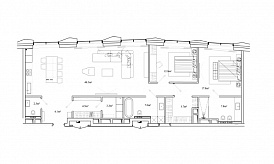 Пентхаус 7Б, Элитный дом «Chkalov», Земляной Вал ул., вл. 37, 116,1 кв.м