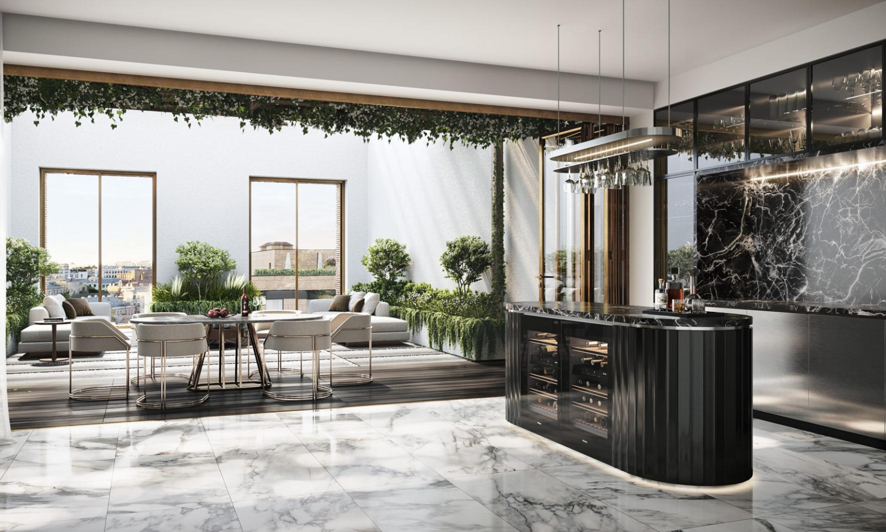 Пентхаус, Лот №196411, ЖК «Тессинский, 1», Москва, ЦАО, Таганский, м. Китай-город, м. Чкаловская, Тессинский переулок