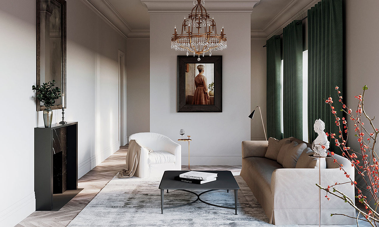 Двухуровневый пентхаус в ЖК «Большая Дмитровка IX, ул. Б. Дмитровка, 9, 120,93 кв.м.