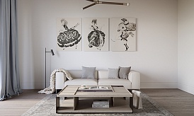 Двухуровневый пентхаус с террасой в ЖК «Большая Дмитровка IX, ул. Б. Дмитровка, 9, 159.93 кв.м.