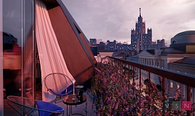 Двухуровненвый пентхаус, ул. Солянка, д.7, ЖК «Дом с Атлантами», 330.6 кв.м