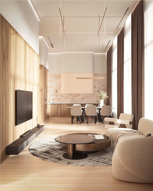 Пентхаус 5Б, Элитный дом «Chkalov», Земляной Вал ул., вл. 37, 100,5 кв.м