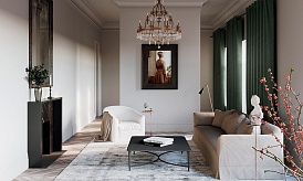 Двухуровневый пентхаус в ЖК «Большая Дмитровка IX, ул. Б. Дмитровка, 9, 120.9 кв.м.