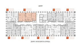 Двухуровневый пентхаус №243, Комплекс апартаментов «BAIRES», 103.1 кв.м.