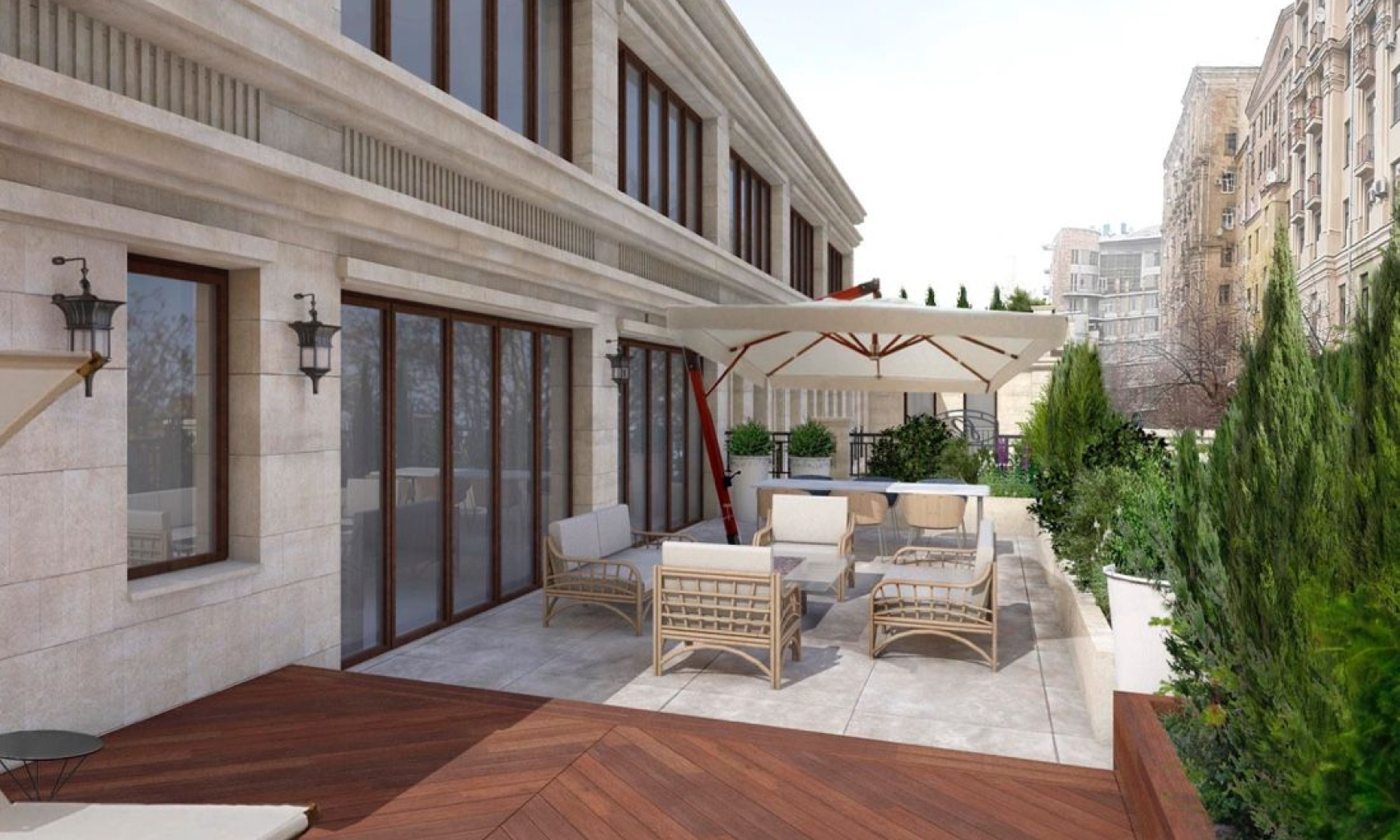 Пентхаус с террасой в клубном доме "В  Газетном", Газетный пер., 13/15, 392 кв.м