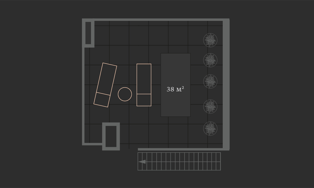 Двухуровневый пентхаус в ЖК «Большая Дмитровка IX, ул. Б. Дмитровка, 9, 120.9 кв.м.