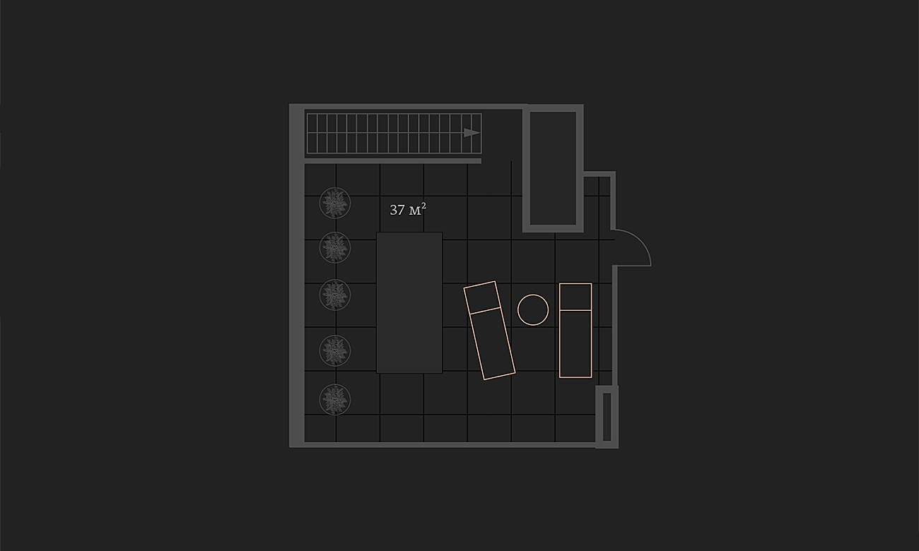 Двухуровневый пентхаус с террасой в ЖК «Большая Дмитровка IX, ул. Б. Дмитровка, 9, 159,93 кв.м.